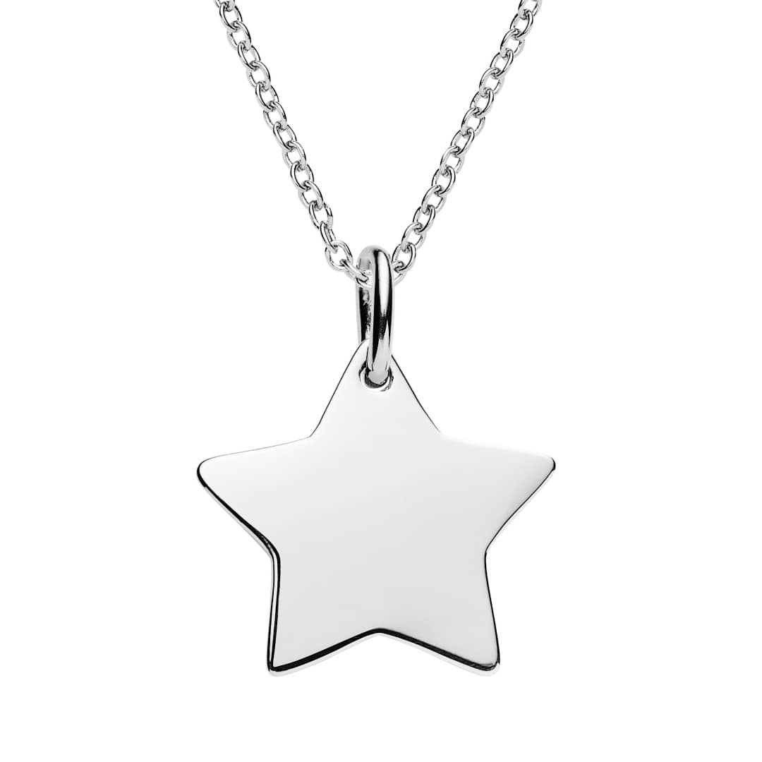 engrave this star necklace