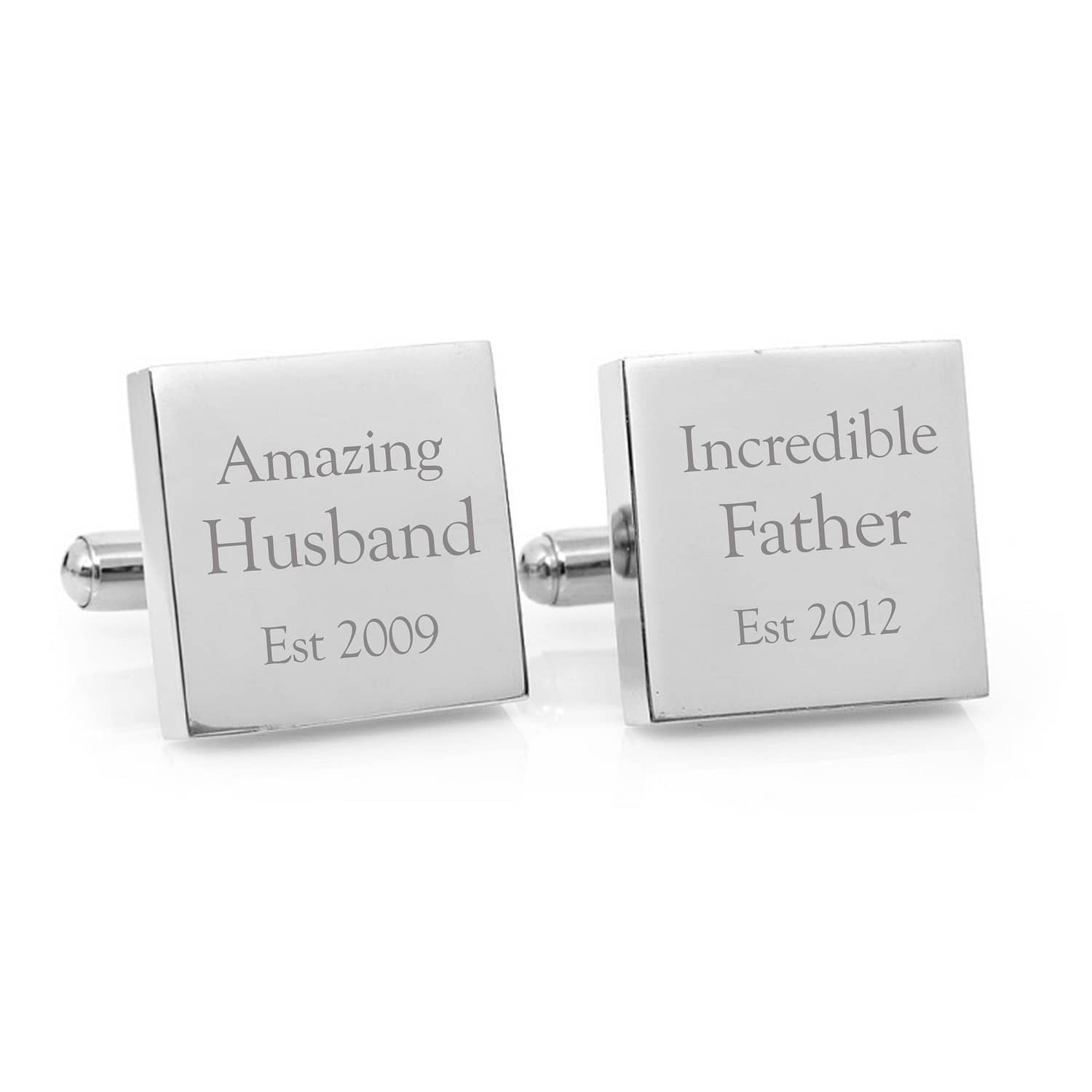 cufflinks engraved with husband father
