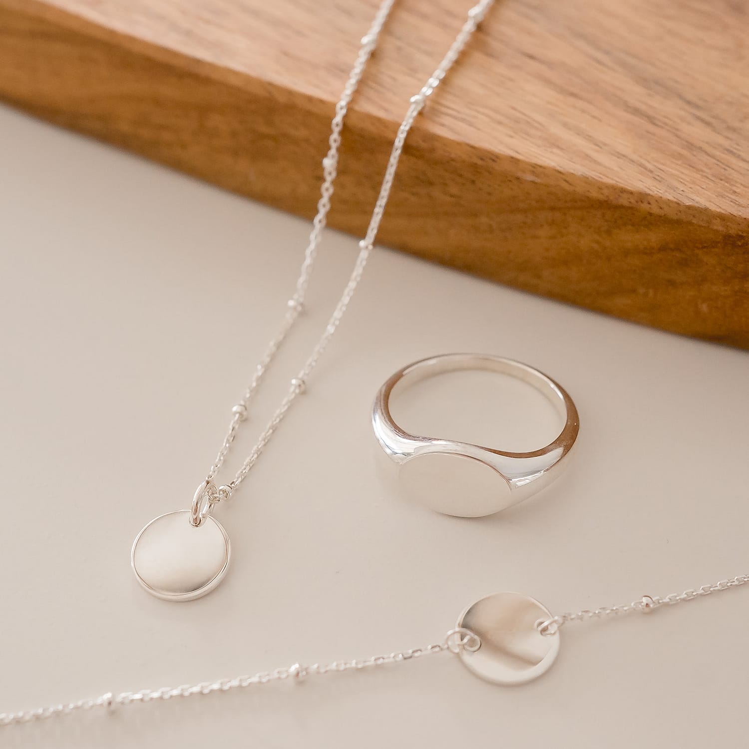 engraved silver jewellery gifts