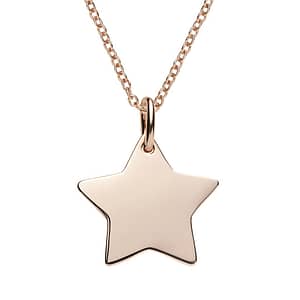 personalisable star necklace
